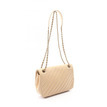 Chanel Diagonal Quilting Goatskin Shoulder Bag