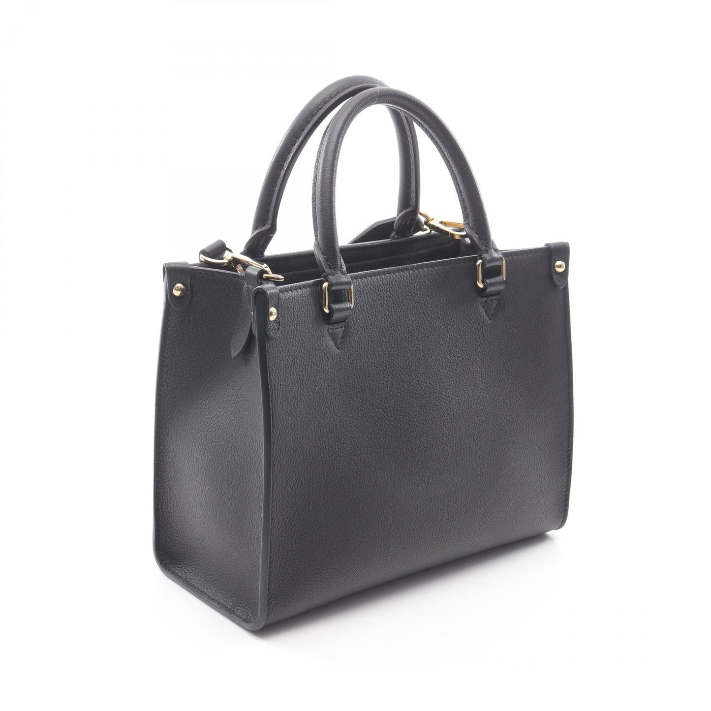 Louis Vuitton Lock & Go Grained Calf Leather Shoulder Bag