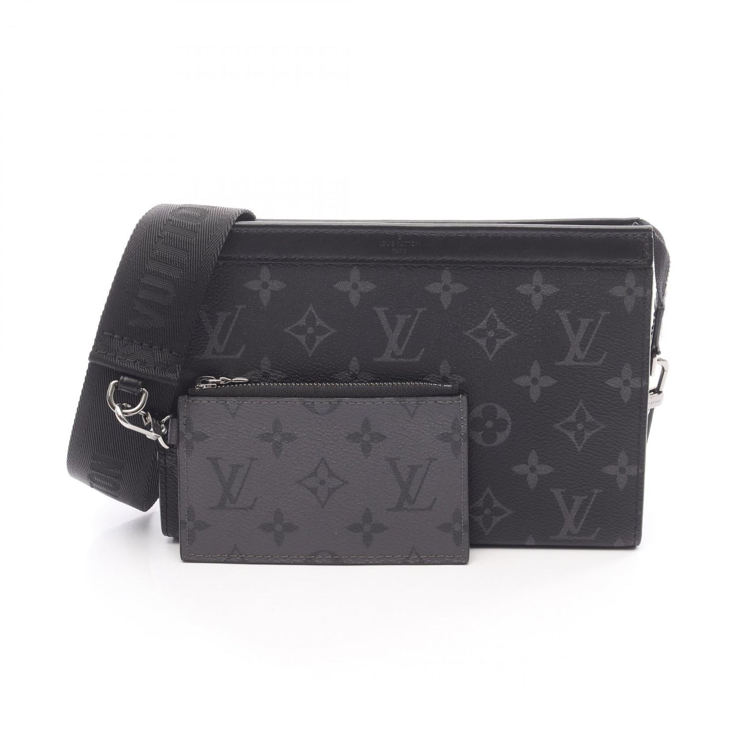 Louis Vuitton Gaston Wearable Wallet PVC Coated Canvas Shoulder Bag