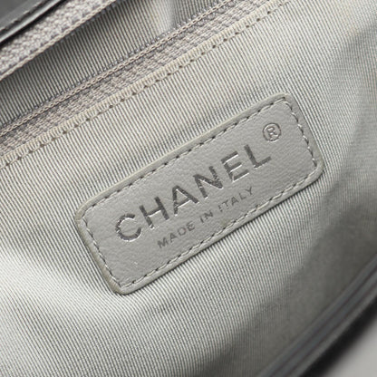 Chanel Boy Chanel Patent Leather Shoulder Bag