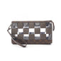 Louis Vuitton Stand Pouch PVC Coated Canvas Clutch Bag