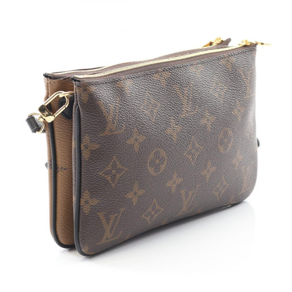 Louis Vuitton Pochette Double Zip Monogram Giant Reverse Shoulder Bag