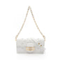 Louis Vuitton Dauphine EW Monogram Leather Shoulder Bag