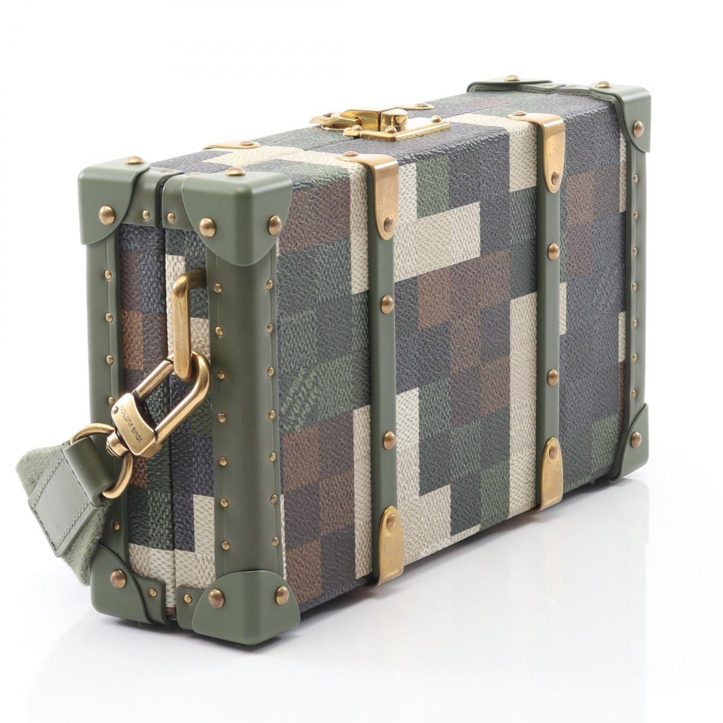 Louis Vuitton Neo Wallet Trunk PVC Coated Canvas Leather Shoulder Bag