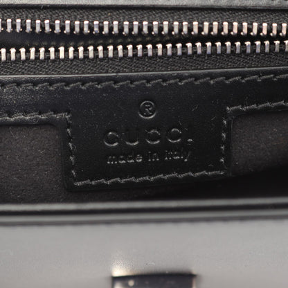 Gucci Double G Leather Shoulder Bag