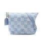 Louis Vuitton Vagabond Denim Leather Shoulder Bag