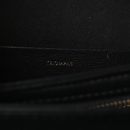 Shiny Calfskin Medium Triomphe Black