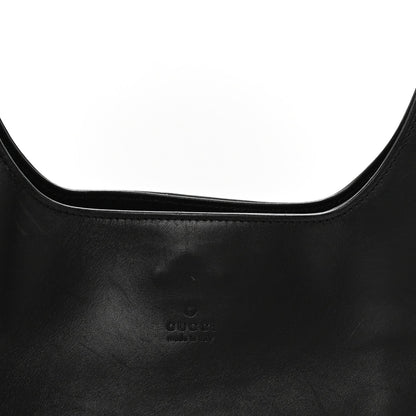 Calfskin Hobo Bag Black