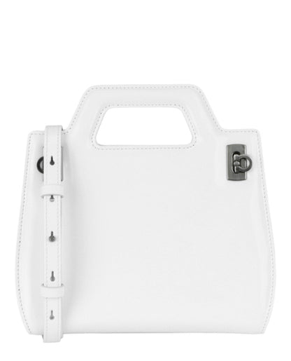 Ferragamo Womens Mini Wanda Leather Top-Handle Bag