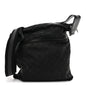 Nylon Monogram Medium Flat Messenger Bag Black