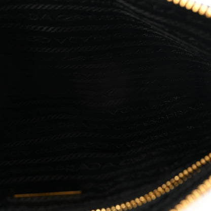 Re-Nylon Saffiano Raso Shoulder Bag Black