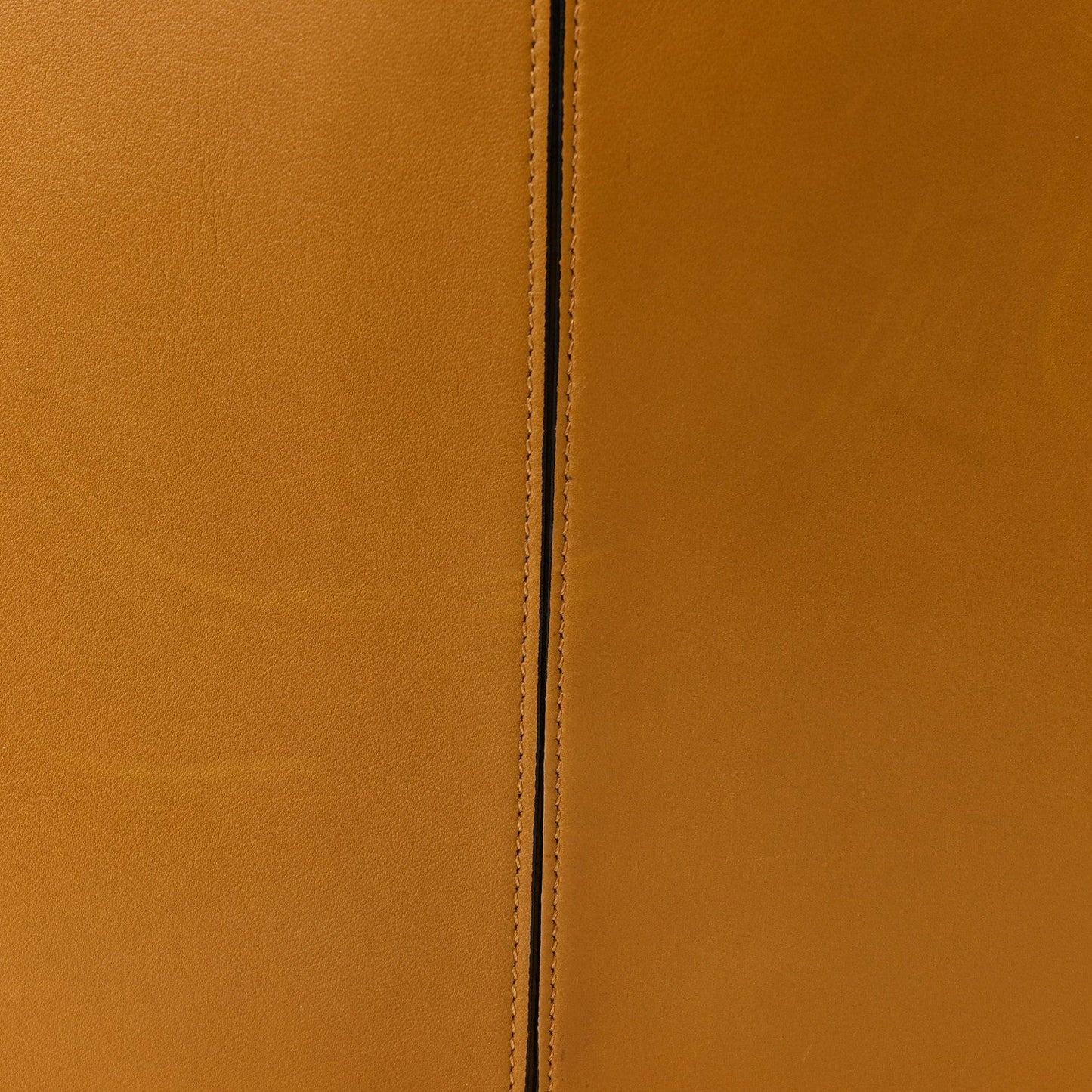 Supple Natural Calfskin Medium Tri-Fold Bag Ocre