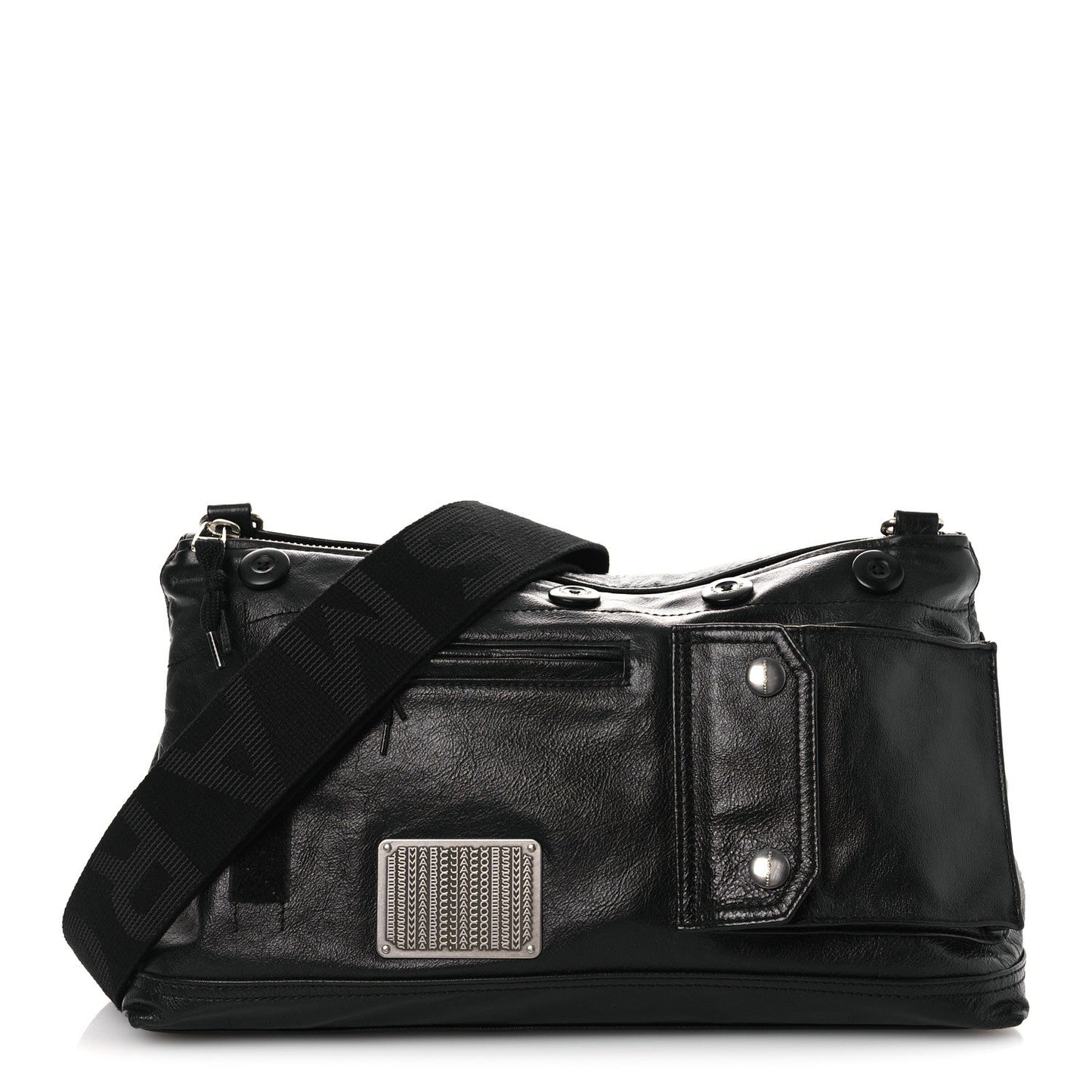 Goatskin The Large Cargo Bag Black