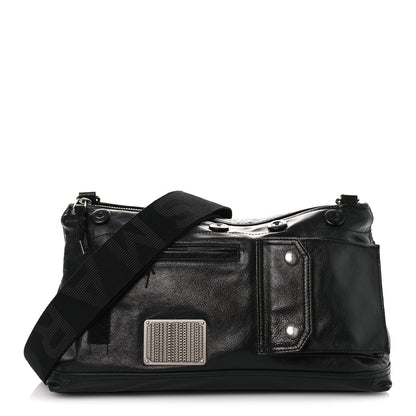 Goatskin The Large Cargo Bag Black