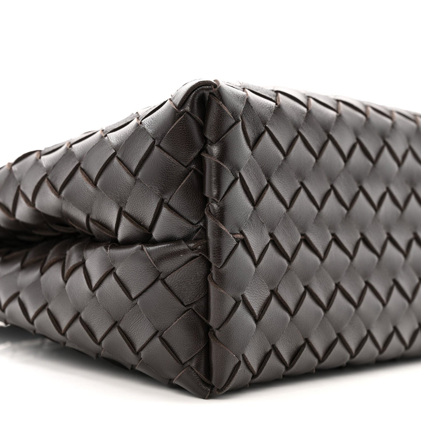 Nappa Intrecciato Medium Andiamo Shoulder Bag Fondant