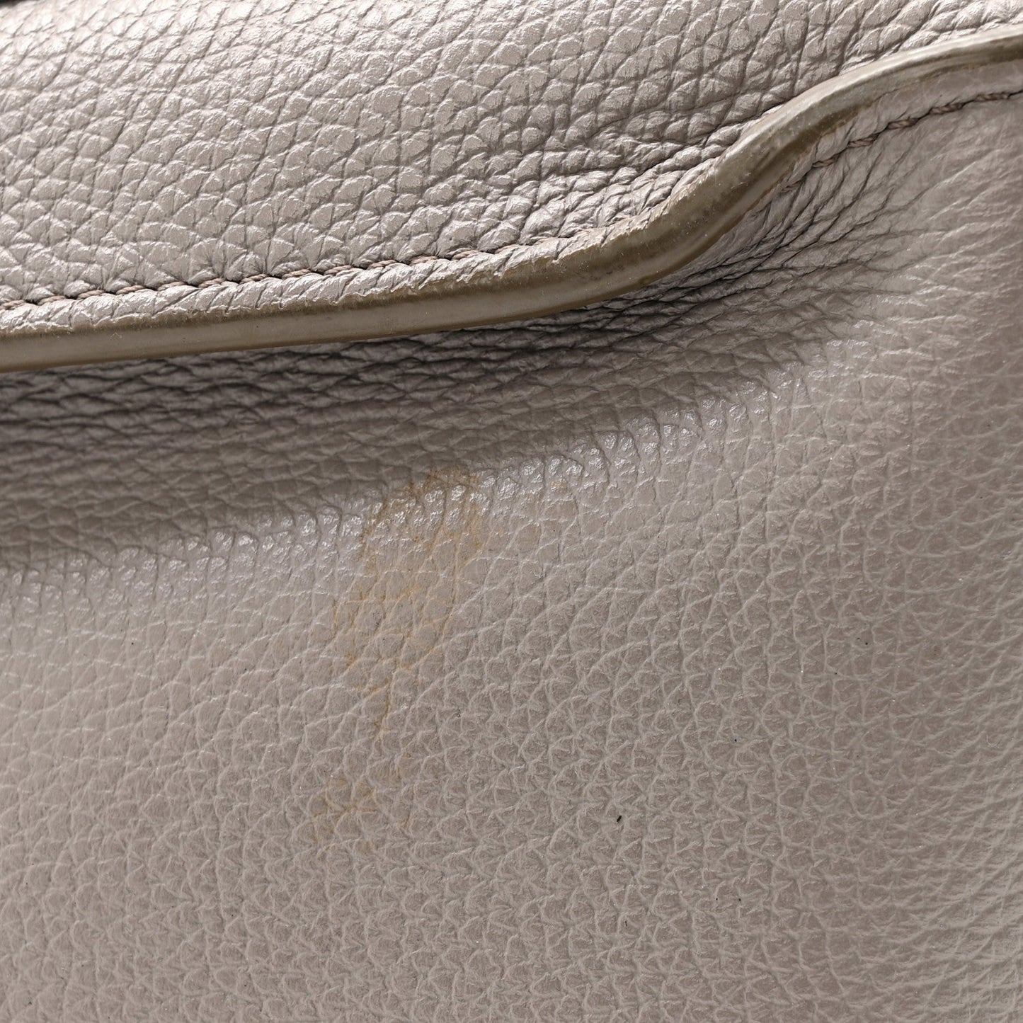 Calfskin Medium Marcie Satchel Cashmere Grey