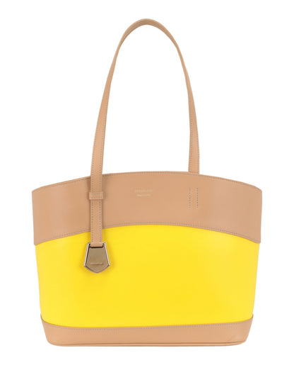 Ferragamo Womens Charming Meduim Leather Tote Bag