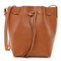 Vegetable Tanned Calfskin Mini Bucket Bag Cammello Rosa