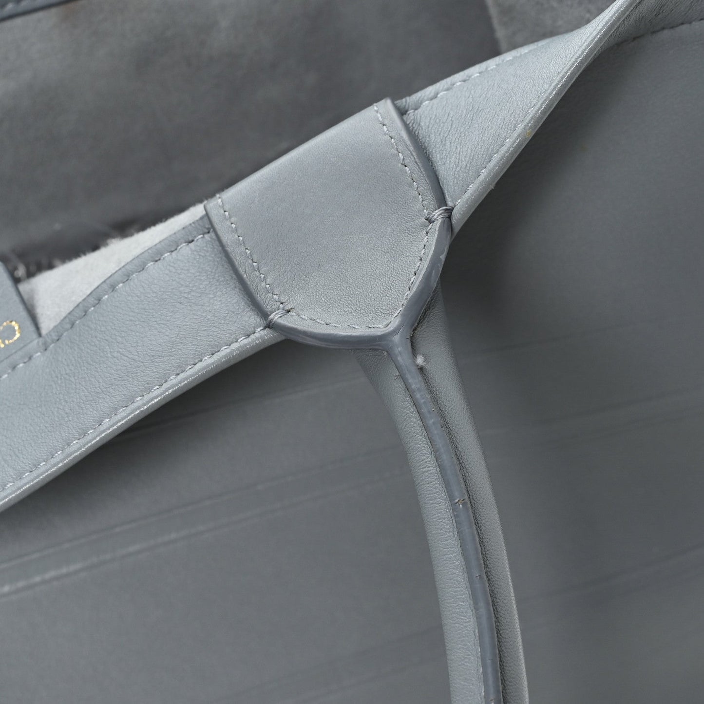 Calfskin Embossed Medium Book Tote Grey