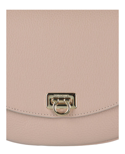 Ferragamo Womens Gancini Buckle Crossbody Bag