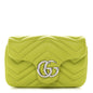 Lambskin Matelasse Mini GG Marmont Shoulder Bag Firefly