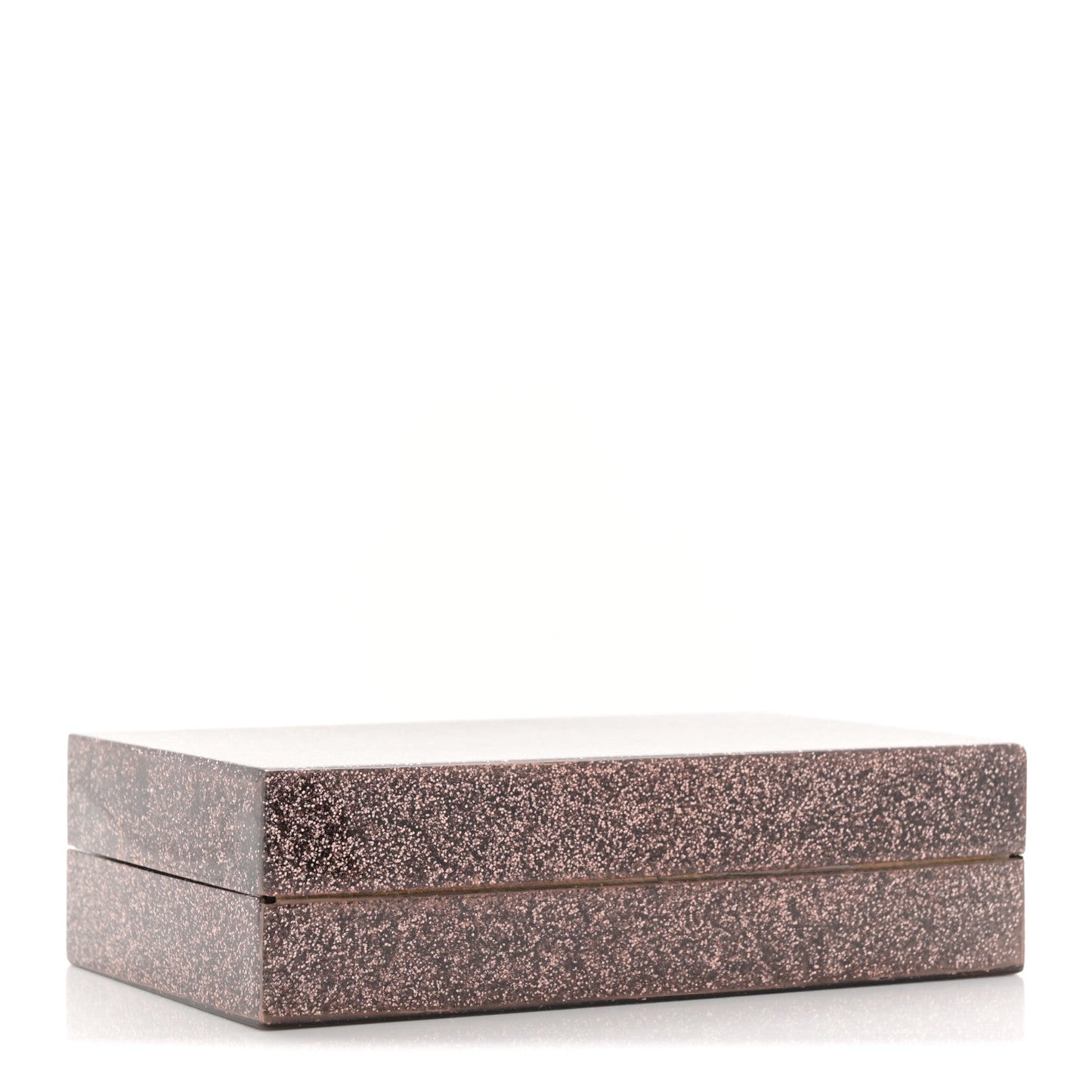 Acrylic Glitter Chain Clutch Copper