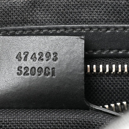 Soft GG Supreme Monogram Web Belt Bag Black Grey