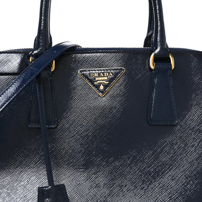 Saffiano Vernice Medium Open Promenade Tote Royal