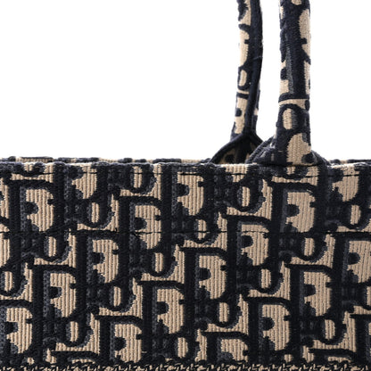 Oblique Medium Book Tote Blue Multicolor