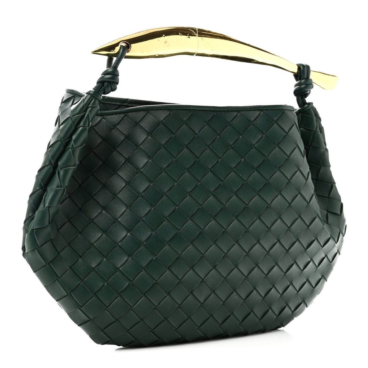 Nappa Intrecciato Sardine Bag Emerald Green