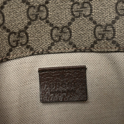 GG Supreme Monogram Neo Vintage Web Belt Bag Brown