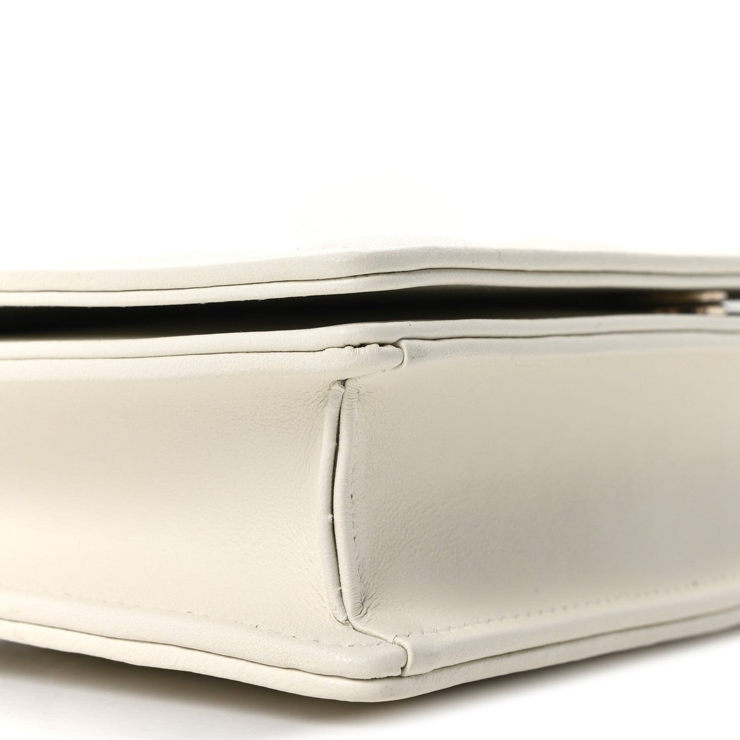 Lambskin Cannage Lady Dior Pouch Latte