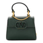 Calfskin Micro VSling Top Handle Shoulder Bag  Green