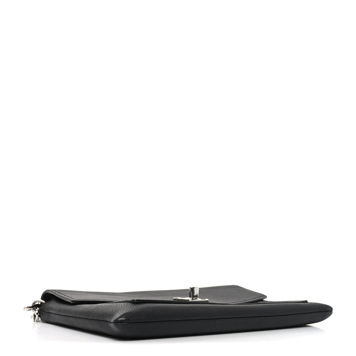 Soft Calfskin My Lockme Chain Pochette Black
