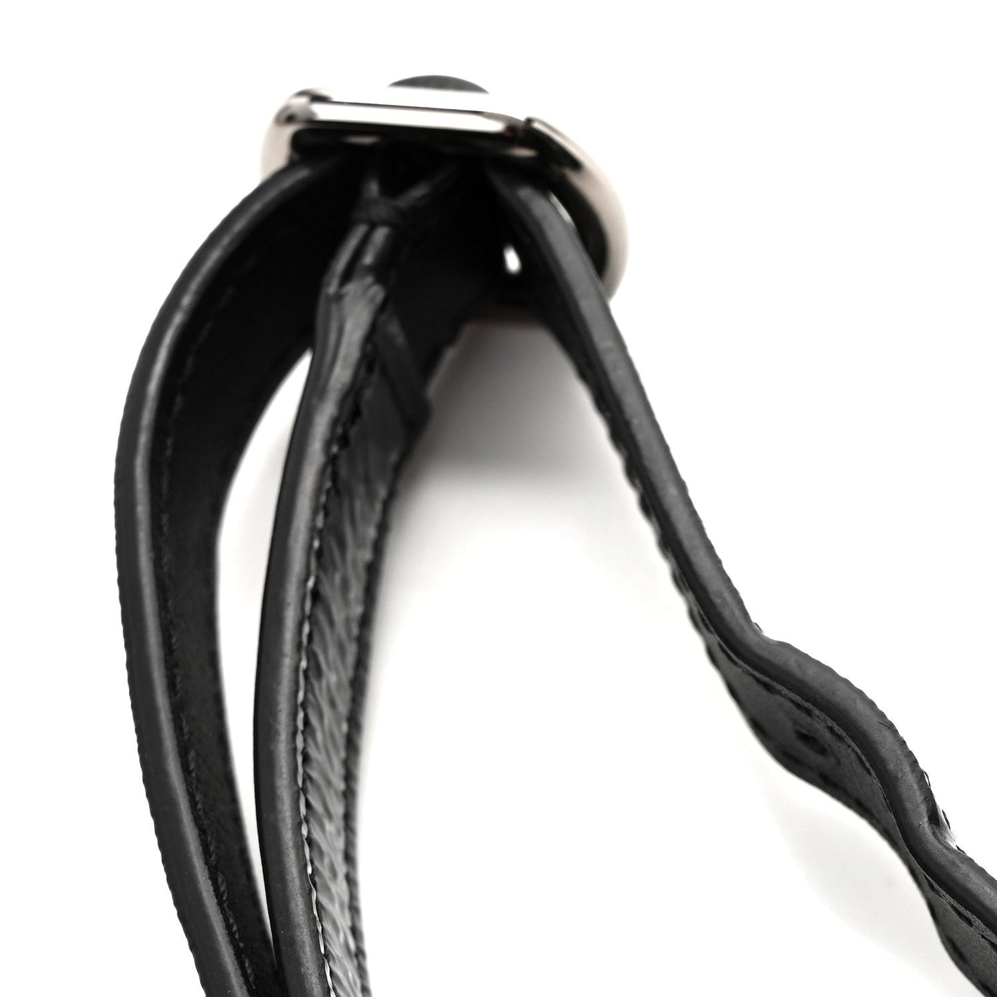 Patent Round As Earth Evening Bag Black
