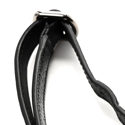 Patent Round As Earth Evening Bag Black