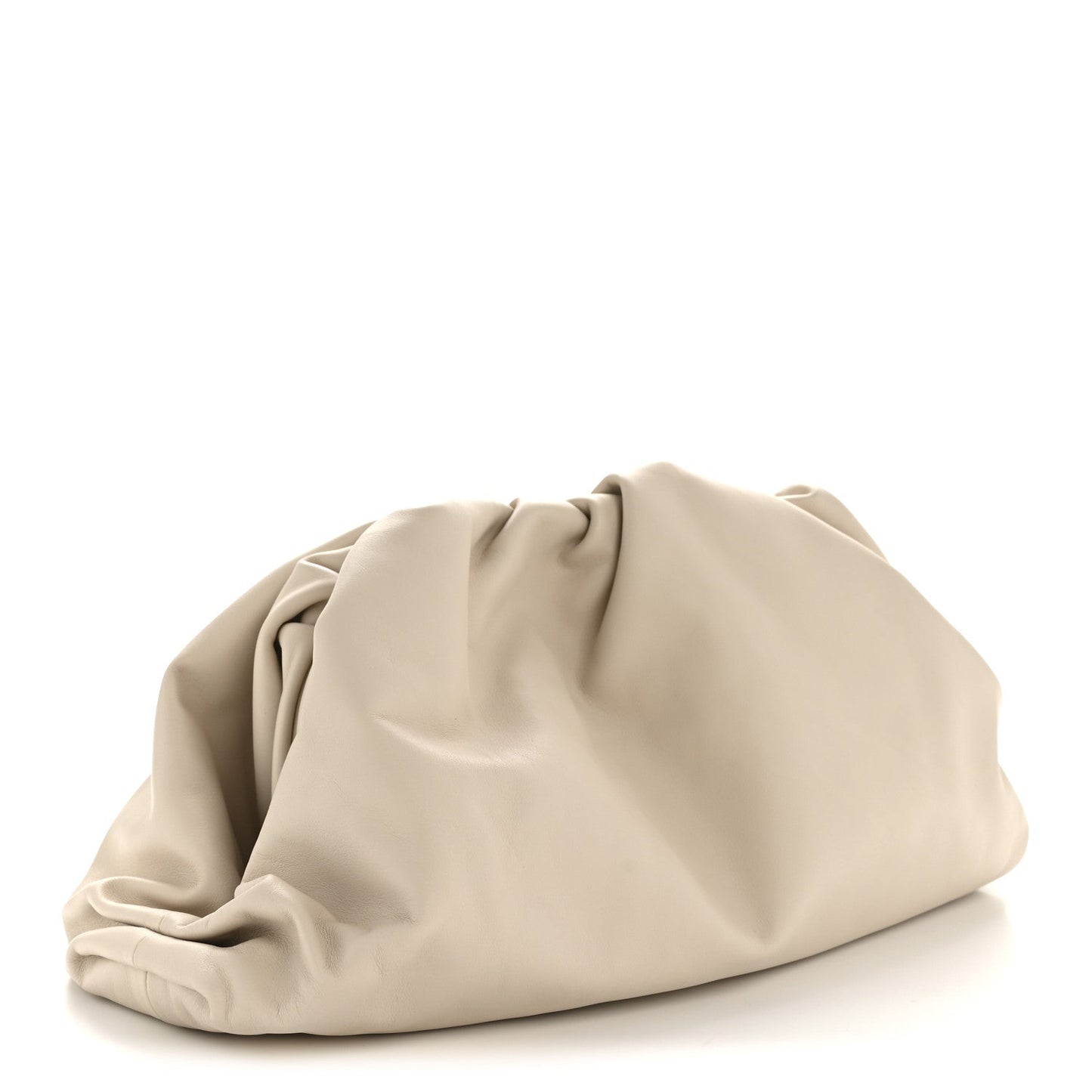 Smooth Butter Calf The Pouch Oversized Clutch Plaster