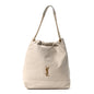 Lambskin Matelasse Monogram Large Jamie 4.3 Pochon Crema Soft