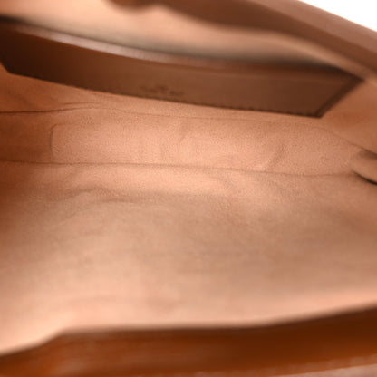 GG Supreme Monogram Azalea Calfskin Web Mini Jackie 1961 Hobo Beige Ebony Brown Sugar