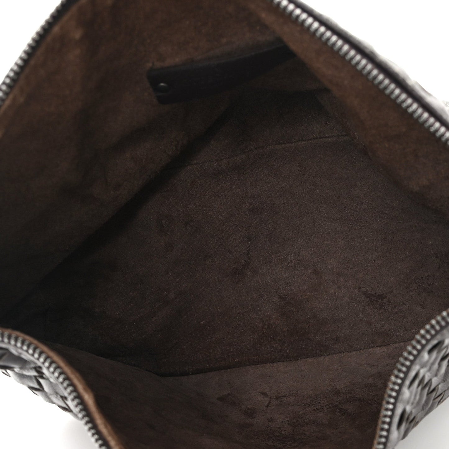 Nappa Intrecciato Small Shoulder Bag Ebano