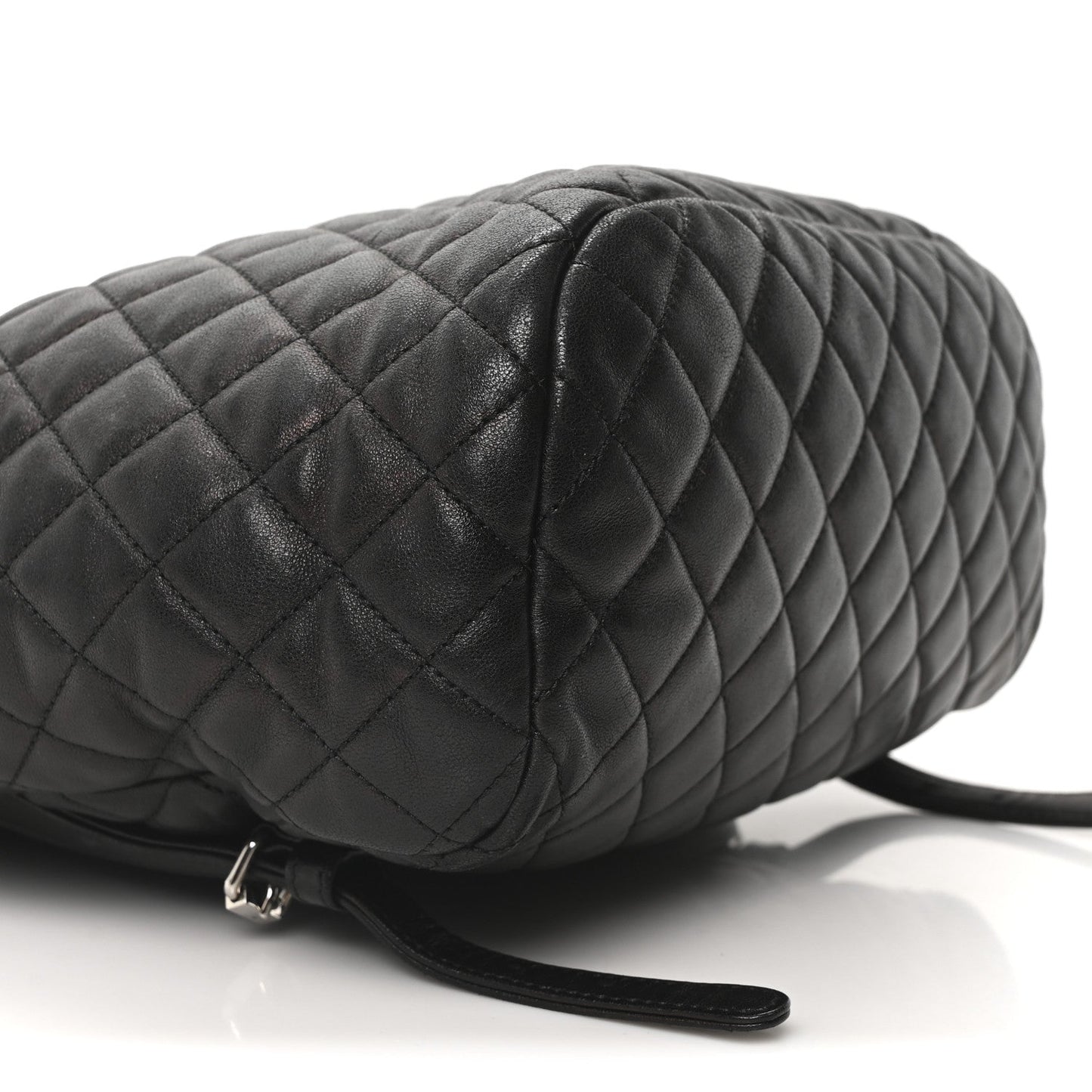 Calfskin Quilted Large Urban Spirit Backpack Black