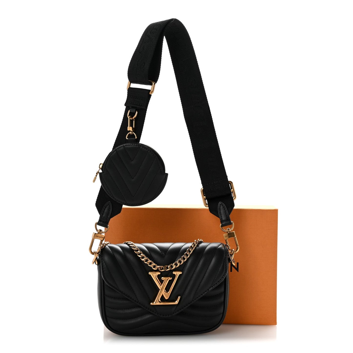 Calfskin New Wave Multi Pochette Black