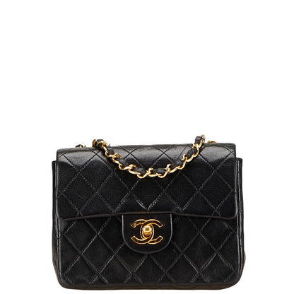 Chanel Coco Mark Mini Matelasse Lambskin Shoulder Bag