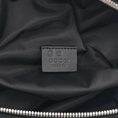 Techno Canvas Web Large Belt Bag Black