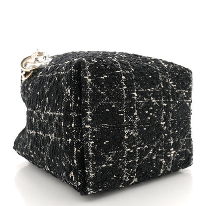 Tweed Cannage Small Vertical Toujours Black