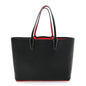 Calfskin Spikes East West Cabata Tote Black