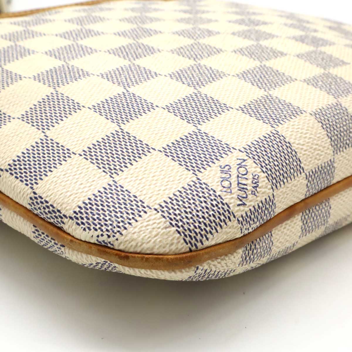 Louis Vuitton Pochette Bosphore Damier Azur Shoulder Bag