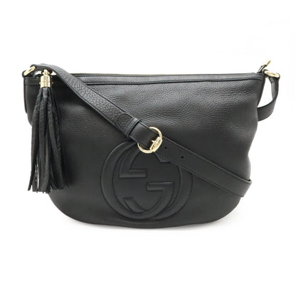 Gucci Soho Interlocking G Leather Shoulder Bag