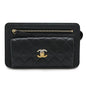 Chanel Matelasse Lambskin Clutch Bag