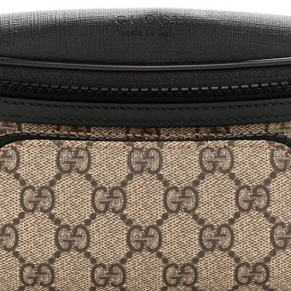 GG Supreme Monogram Belt Bag Black